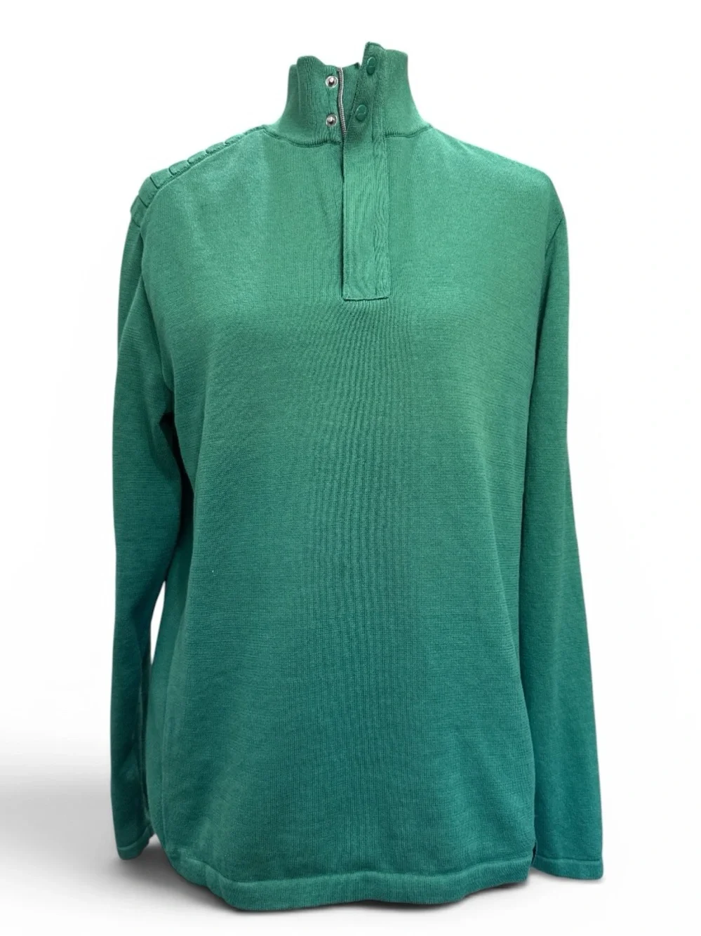 Ralph Lauren Green Half-Zip Pullover Sweater #569